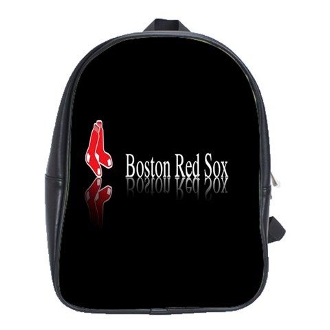 BAG02509 Backpack School Bag The Boston Red Sox American Professional Baseball Team In Black Logo.jpg