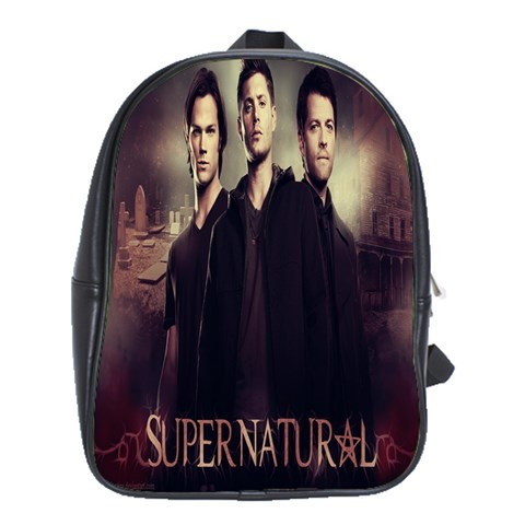 BAG02501 Backpack School Bag Supernatural New American Fantasy Horror Movie Sam & Dean Winchester.jpg