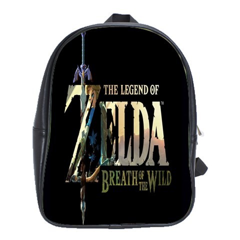 BAG02517 Backpack School Bag The Legend Of Zelda Breath Of The Wild Logo Japan Action Video Game.jpg