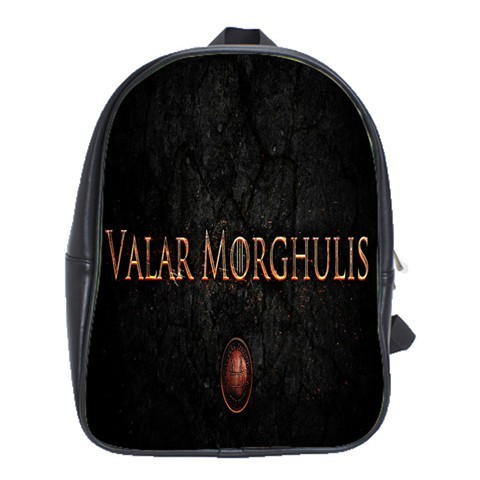 BAG01734 Backpack School Bag Valar Morghulis Game of Thrones American Novel Movie Anime Game.jpg