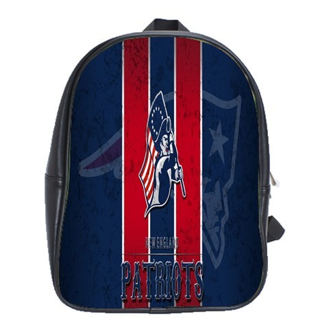 BAG01722 Backpack School Bag The New England Patriots Logo American Football Team Sports Editions.jpg