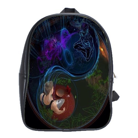 BAG01739 Backpack School Bag Yin Yang Circle Chinese Philosophy Symbol In Magic Design Animation.jpg