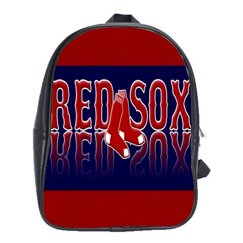 BAG01703 Backpack School Bag The Boston Red Sox Logo American Professional Baseball Team Sport.jpg