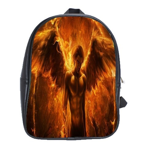 BAG02311 Backpack School Bag Fire Angel Handsome Angel In Power Nature Animation Design Fantasy.jpg