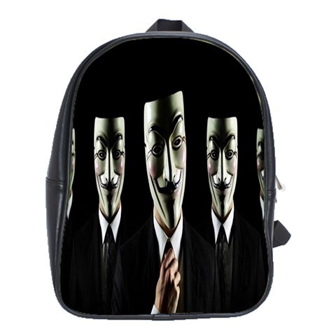BAG01750 Backpack School Bag Anonymous Mask Mens In Black Coat Elegant Dark Horror Scary Animation.jpg