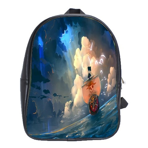 BAG02102 Backpack School Bag One Peace Sunny Go Luffy Japanese Pirate In Blue Ocean Anime Fantasy.jpg