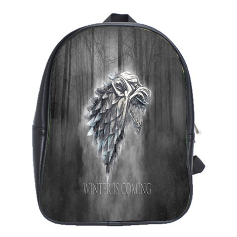 BAG02339 Backpack School Bag Game Of Thrones Winter Is Coming American Fantasy Anime Drama Movie.jpg