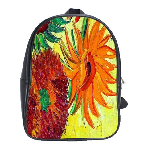BAG02553 Backpack School Bag Vincent Van Gogh Sunflowers Beautiful Nature Flowers Paint Fantasy.jpg