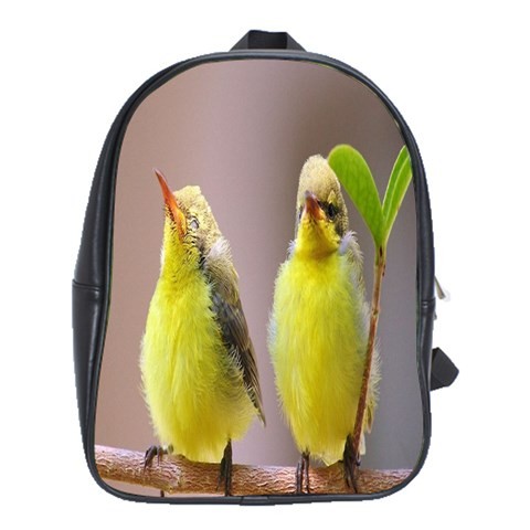 BAG02547 Backpack School Bag Twin Birds Beautiful Nature Animal Animation Fantasy.jpg