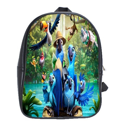 BAG02576 Backpack School Bag Rio Beautiful Nature Birds Animation Movie.jpg