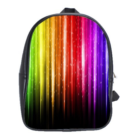 BAG02574 Backpack School Bag Rainbow Light Colourful Abstract Art Design Animation Fantasy Game.jpg