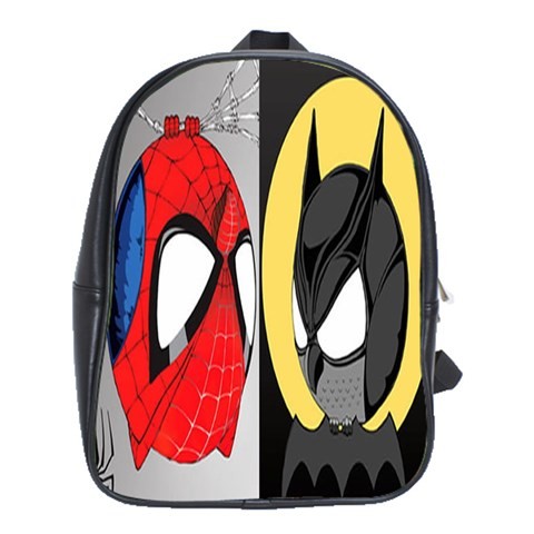 BAG02552 Backpack School Bag Vanoss Owl In Elegant Spiderman And Batman Cartoon Design Fantasy.jpg