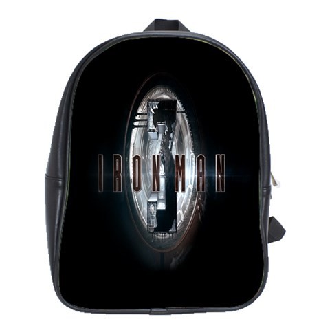 BAG02363 Backpack School Bag Iron Man 3 Logo The Avengers Power Movie Superheroes Anime Fantasy.jpg
