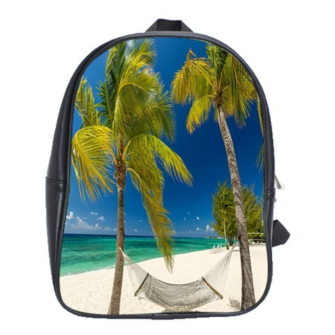 BAG02346 Backpack School Bag Hammock Beautiful Nature Animation Beach In Ocean.jpg
