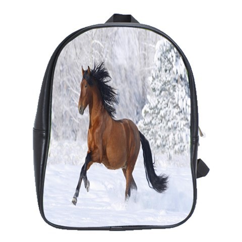 BAG02359 Backpack School Bag Horse Running In The Snow Nature Animal Animation Fantasy.jpg