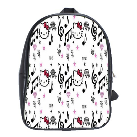 BAG02353 Backpack School Bag Hello Kitty Cute Cartoon Animation In Musical Scale Fantasy Design.jpg