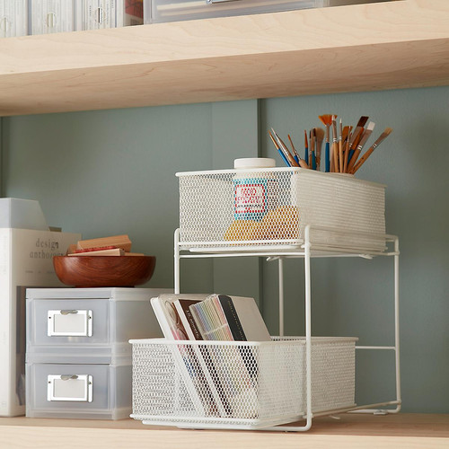 SU 19 White 2 Drawer Mesh Organizer .jpg