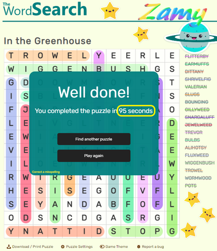 Green Dragon Challenge Hard Word Search Greenhouse