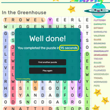 Green Dragon Challenge Hard Word Search Greenhouse