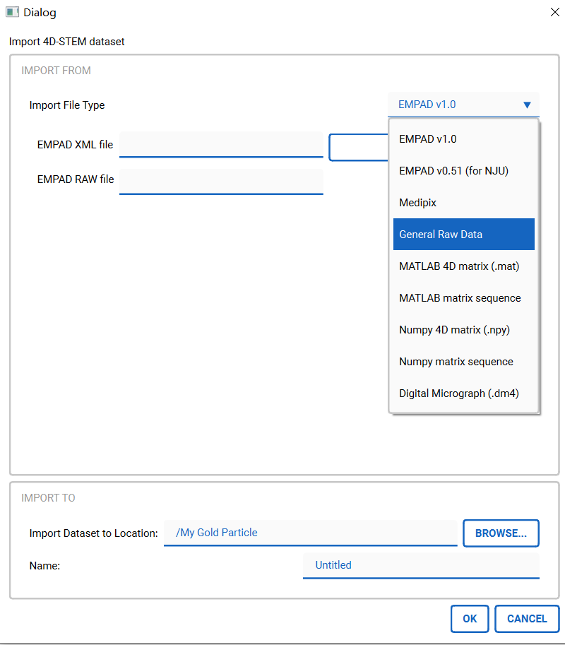 Import Raw Data