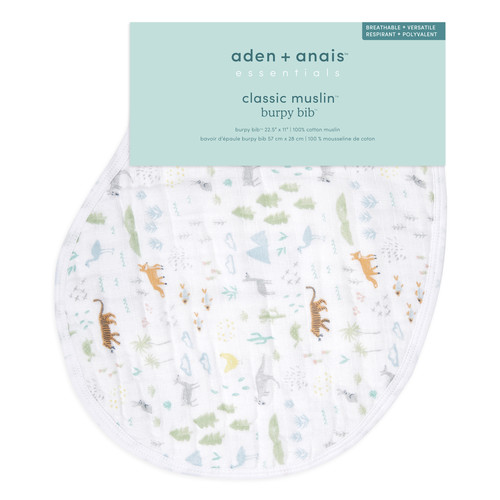 EBBC10022 2 essentials cotton muslin burpy bib voyager 1pack