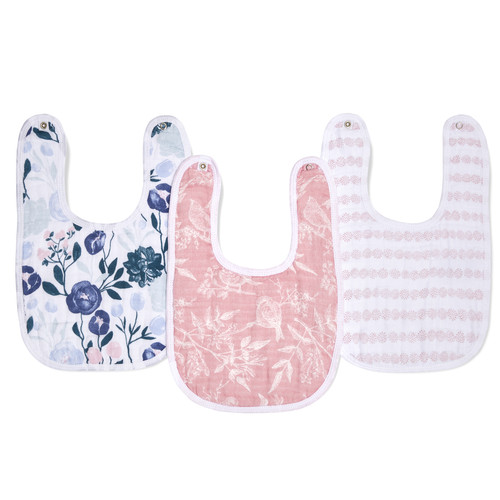 ESNC30010 1 aden classic snap bibs 3pk flowers bloom.jpg