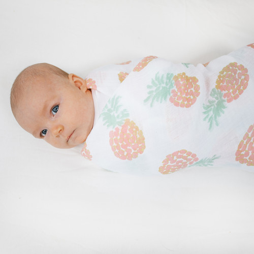 ESWC40016 ESWC40016B 5 essentials cotton muslin swaddle tropicalia 4pack