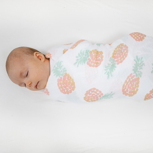 ESWC40016 ESWC40016B 6 essentials cotton muslin swaddle tropicalia 4pack