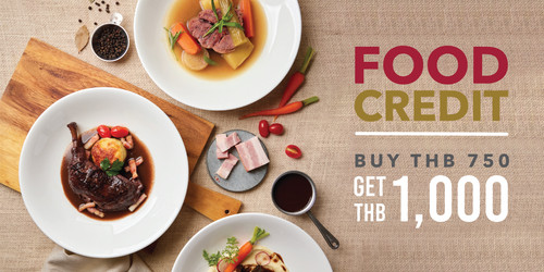 THB1,000 Food Credit