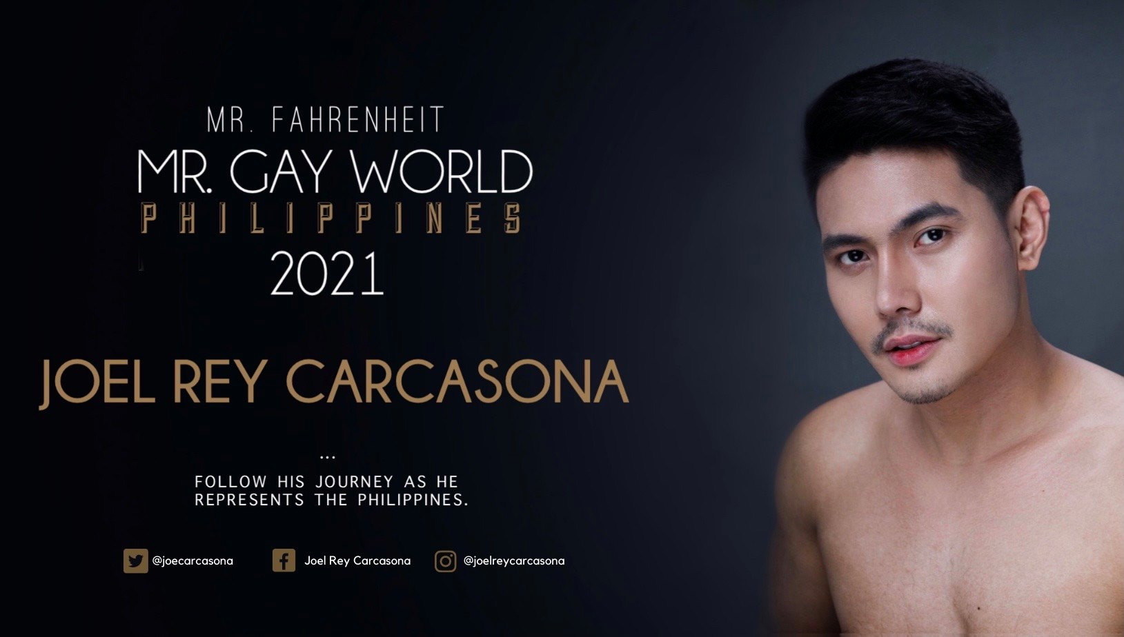 joel rey carcasona vence mr gay world philippines 2021.   - Página 2 RPCQNR