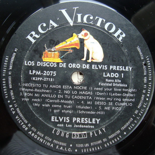 argentina los discos de oro de presley 3