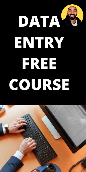 Data Entry Free Course