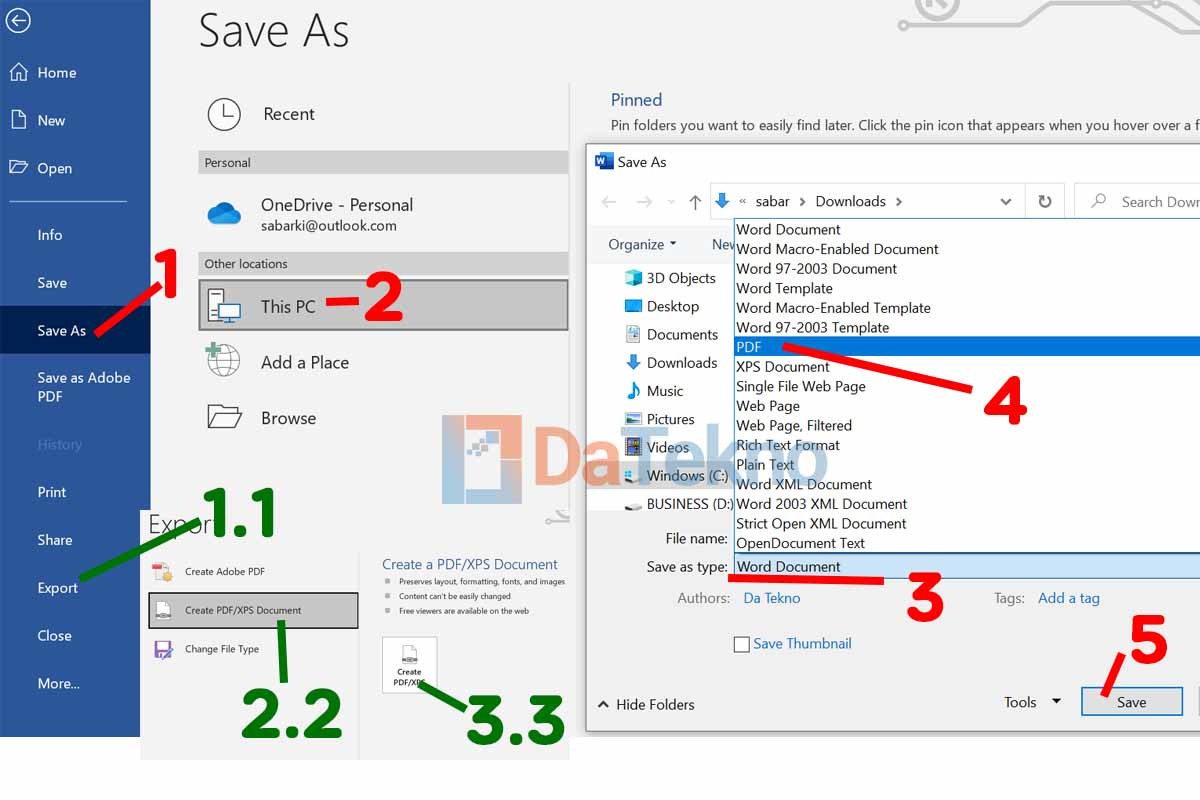 Cara mengedit file pdf ke Word tanpa aplikasi