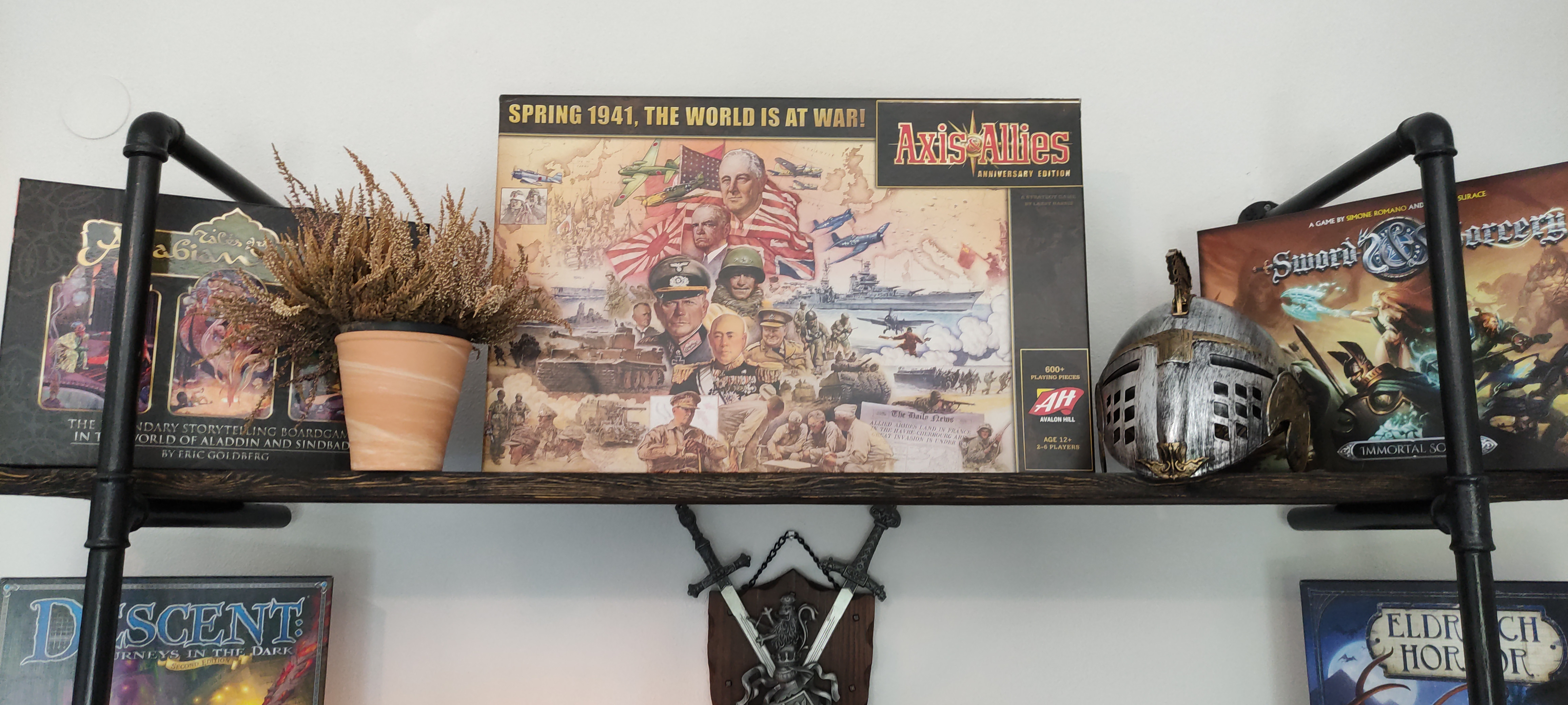 My thematic board game shelves. (More images below) r/boardgames