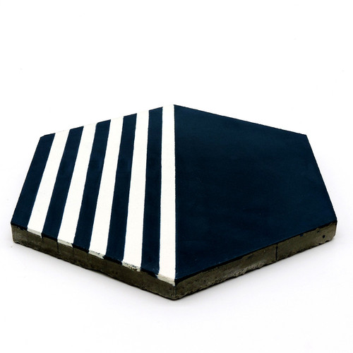 Cement Tile By Moroccan Craft Masters1 Mansour Navy Blue & White MC1401.jpg