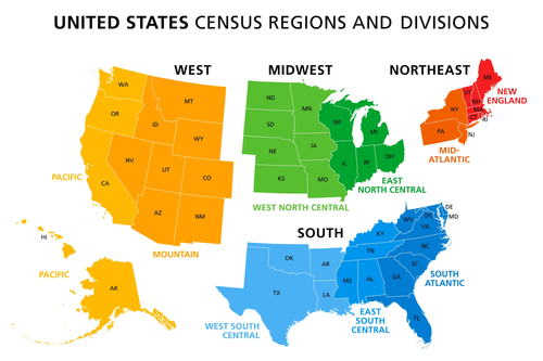 us regions map census.png