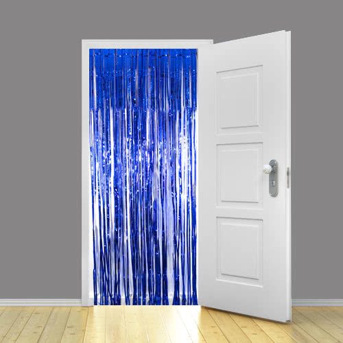 blue metallic shimmer curtain 92 x 244cm pack of 10 product image.jpg