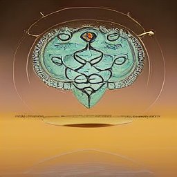 a multicolored clay koi pond multiple mandelbrot astral awarenesses akashic sentiments swirling celt.png