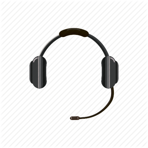 call cartoon center headphone headset microphone sound icon 605503.png