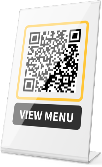 qr code menu in table tent holder.png