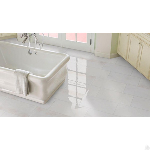 bianco dolomite 12x24 polished marble tile 2