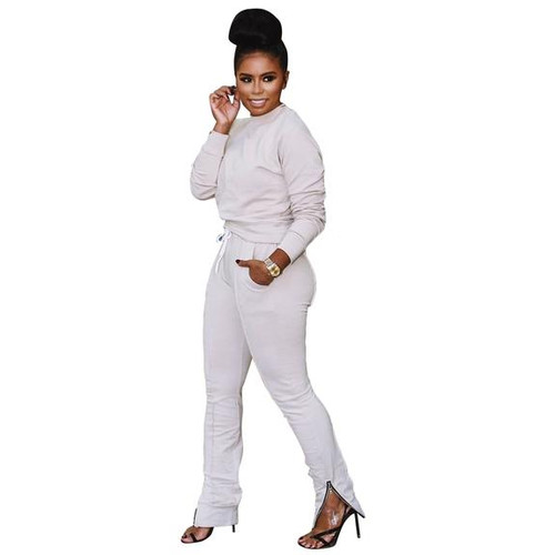 Solid top and pants outfits two piece.jpg