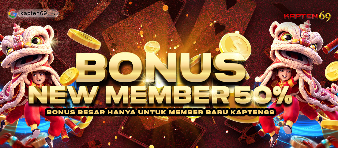 bonus new member 50%