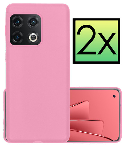 OnePlus 10 Pro Hoesje Siliconen Licht Roze N(2).jpg