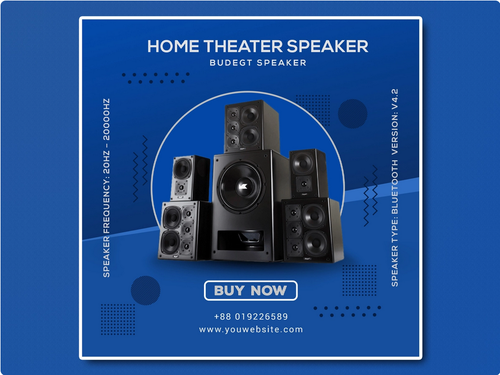 Screenshot 2022 04 13 at 14 35 26 Home Theater Speaker Social Media Banner Template PSD Mockup.png