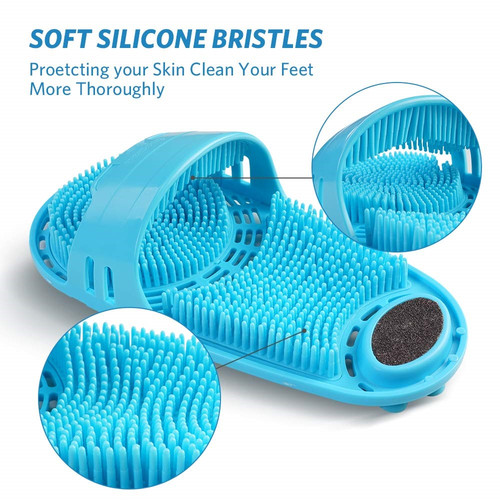 meidong Silicone Shower Foot Scrubber Personal Foot Massage and Cleaning, Non Slip Foot Scrubber for.jpg