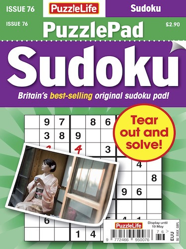 PuzzleLife PuzzlePad Sudoku I76 2022 docutr.com