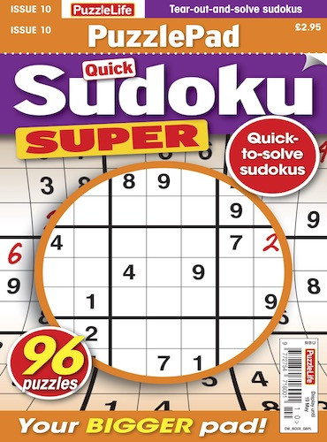 PuzzleLife PuzzlePad Sudoku Super I10 2022 docutr.com