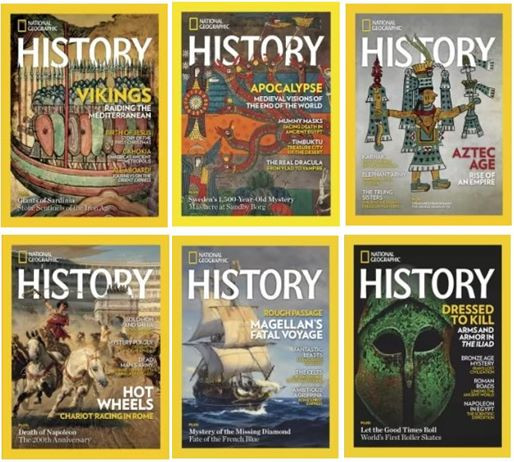 National Geographic History - 2021 Full Year Issues Collection