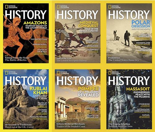 National Geographic History - 2020 Full Year Issues Collection